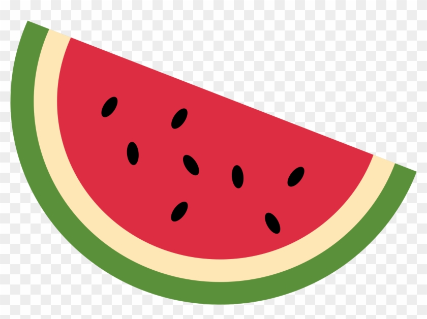 Fruit, Melon, Vegetable, Vegetables, Vegetarian, Watermelon - Emoji Watermelon #1061440