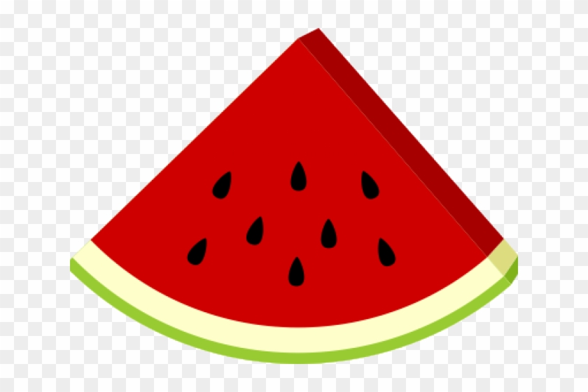 Watermelon Clipart Transparent Background - Clip Art Slice Of Watermelon #1061451