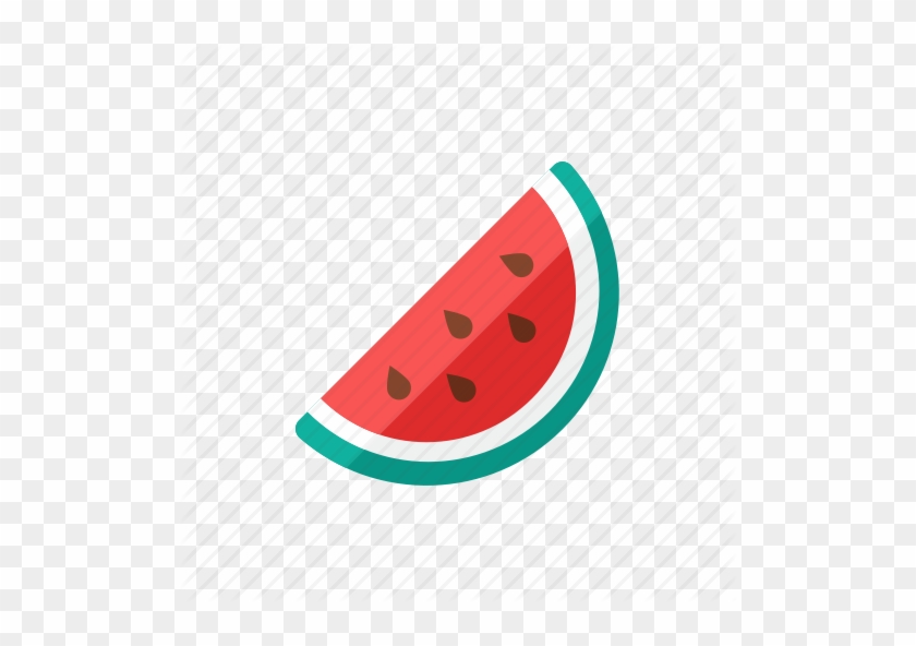 Fruit, Natural, Organic, Refresh, Refreshing, Summer, - Watermelon Flat Icon #1061457
