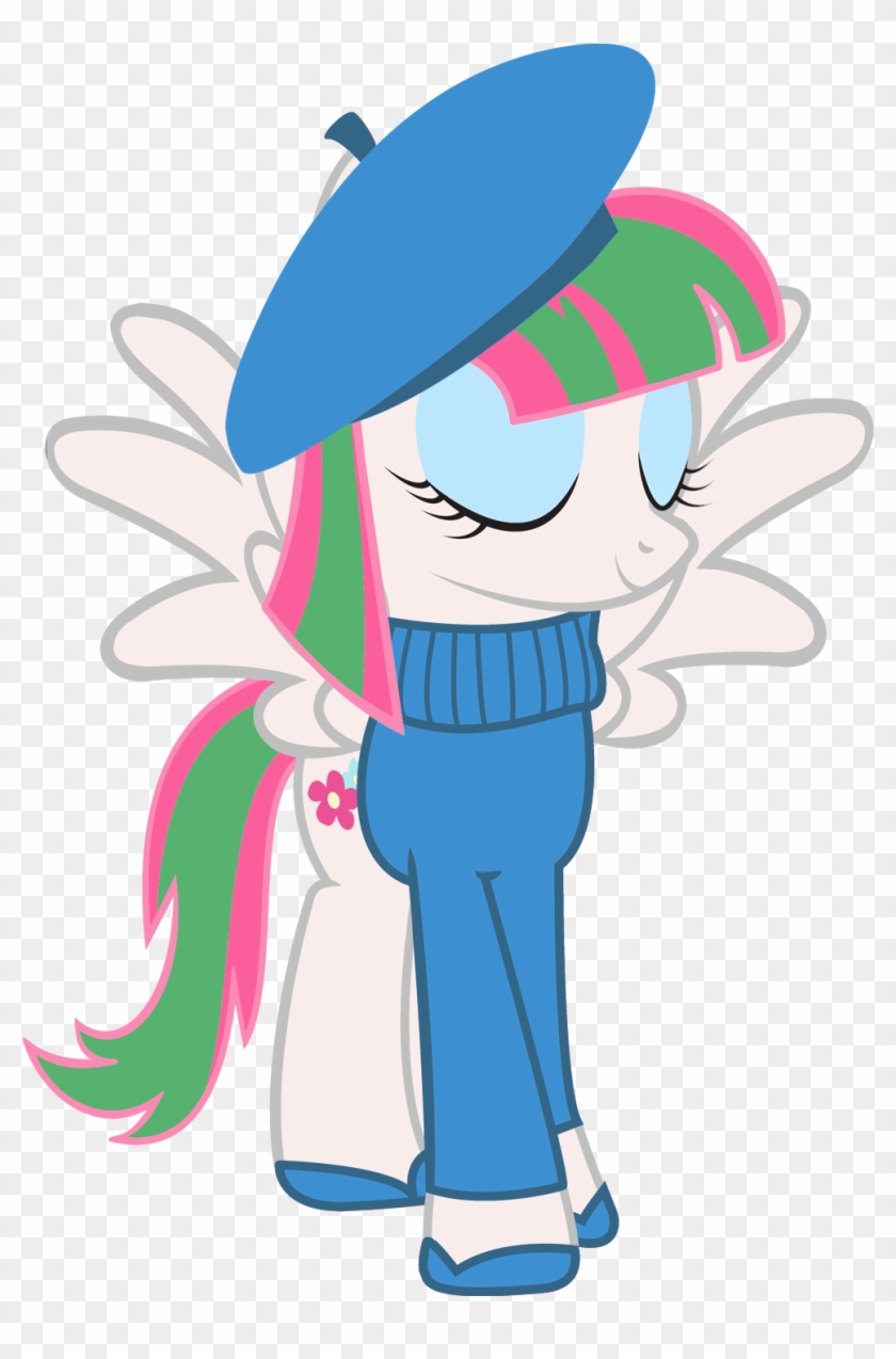 Cool77778, Beatnik, Beret, Blossomforth, Clothes, French, - My Little Pony French #1061546