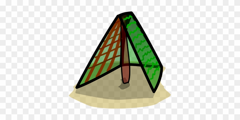 Building, House, Home, Green, Tent - Clip Art Den #1061710