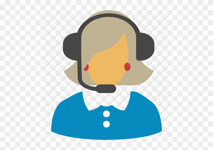 Pin Receptionist Phone Clipart - Telephone User Icon #1061823