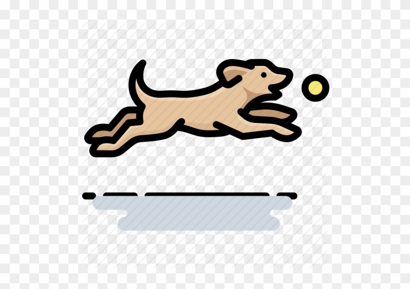 Dog Playing Fetch Clip Art - Dog #1061906