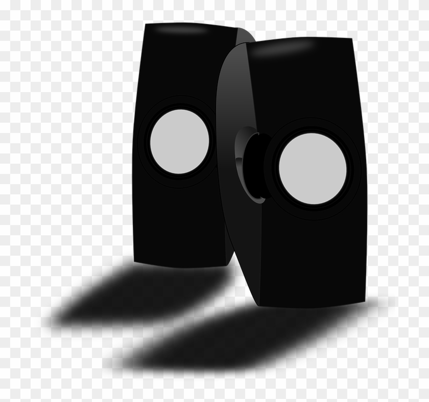 Speakers Clipart Vector - Loudspeaker #1061922