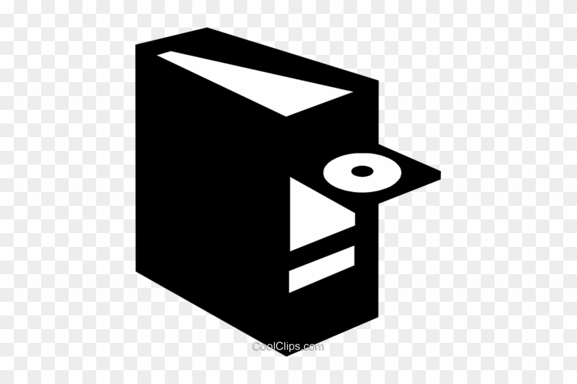Computer With A Cd Rom Drive Royalty Free Vector Clip - Computer With A Cd Rom Drive Royalty Free Vector Clip #1061925