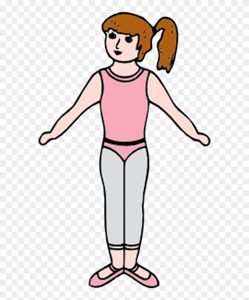 The Human Body - Girl Body Clipart #1062218