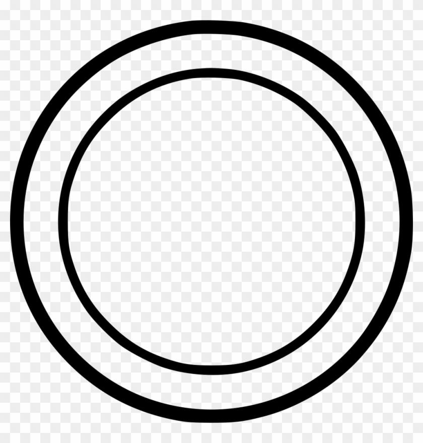 Plate Comments - Blank Double Circle Logo #1062317