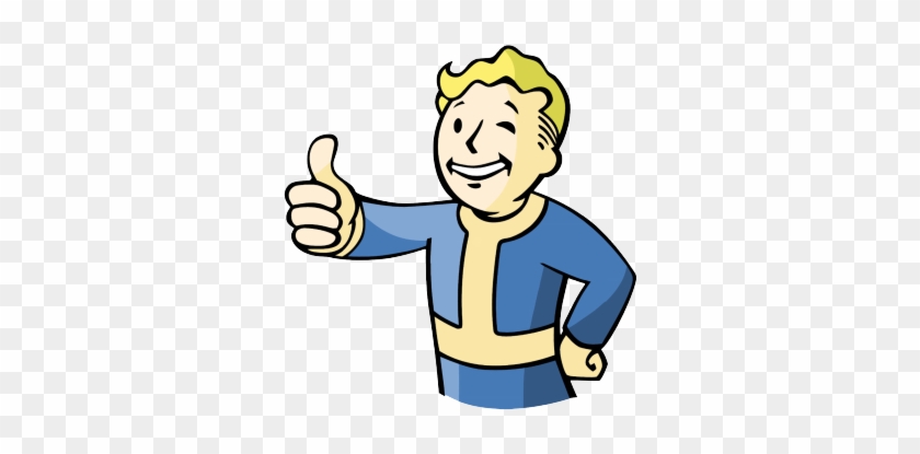 Vault Boy Checking The Size Of A Mushroom - Mad Vault Boy #1062326