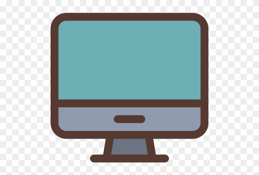 Computer Workstation Workplace Flat Icon Design Vector - Computer Workstation Workplace Flat Icon Design Vector #1062411