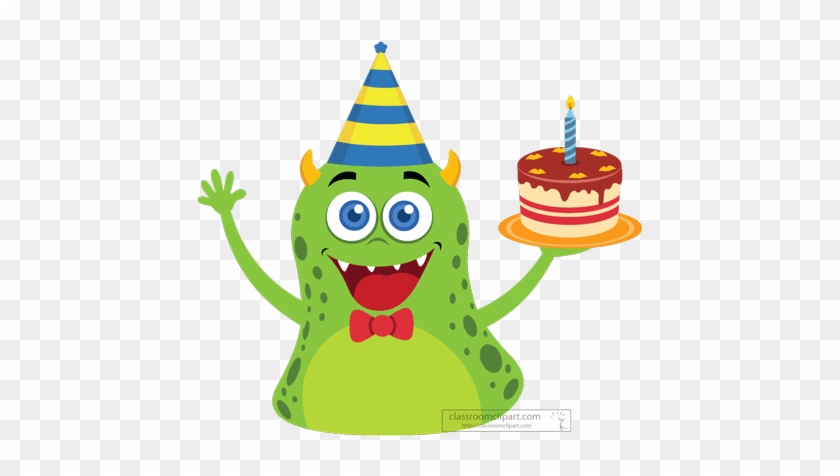 Cake Clipart Monster - Birthday Cake Clipart #1062428