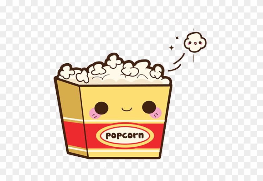 Kawaii Popcorn - Kawaii Png #1062454