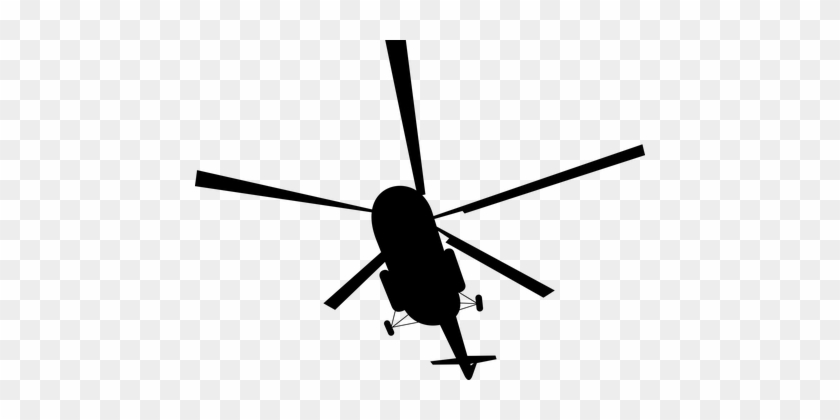 Aircraft Aviation Helicopter Silhouette So - Helicopter Png Silhouette #1062468