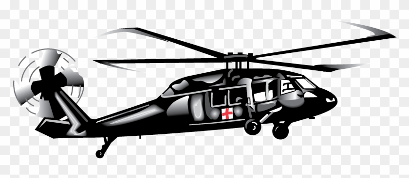 Uh-60 Medevac W/red Cross - Helicopter Rotor #1062483