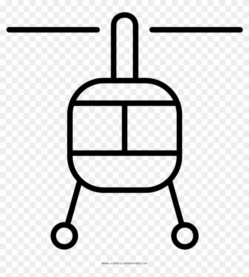 Helicopter Coloring Page - Helicopter #1062485