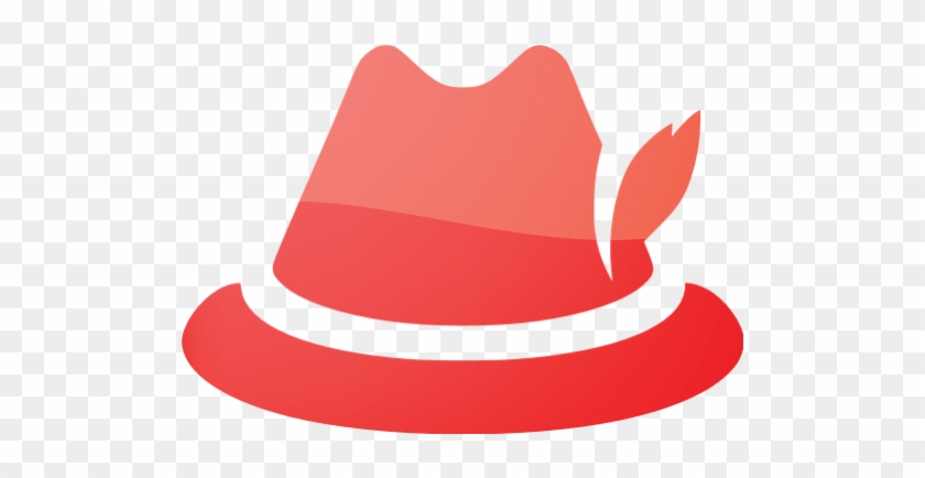 Web 2 Red German Hat Icon - Fedora #1062492