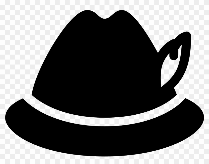 A German Hat That Goes On Top Of Your Head, It - Fedora #1062518