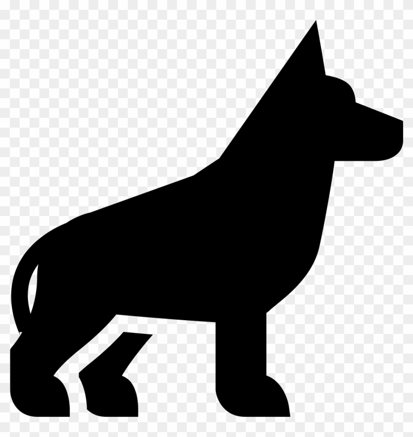 German Shepherd Filled Icon - German Shepherd Icon Png #1062546