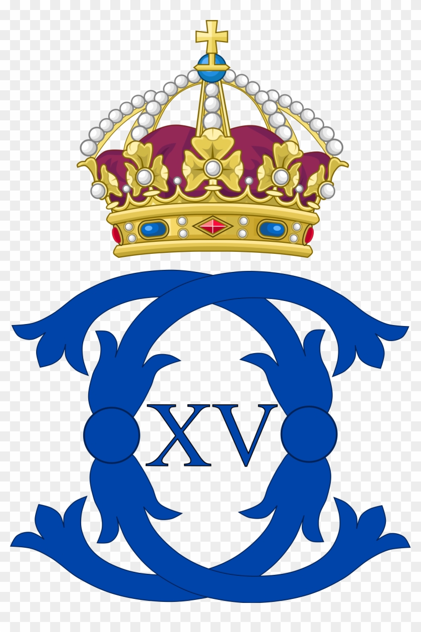 Royal Monogram Of King Charles Xv Of Sweden - Karl Xv Monogram #1062578