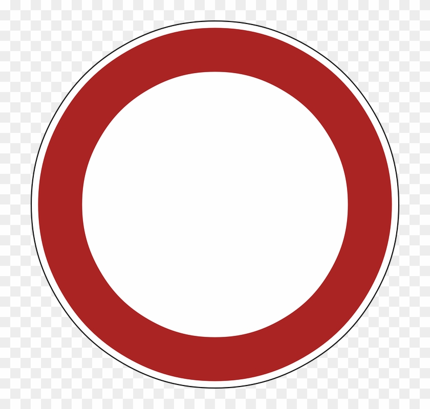 Prohibited Sign 5, Buy Clip Art - Circle Logo Template Png #1062741