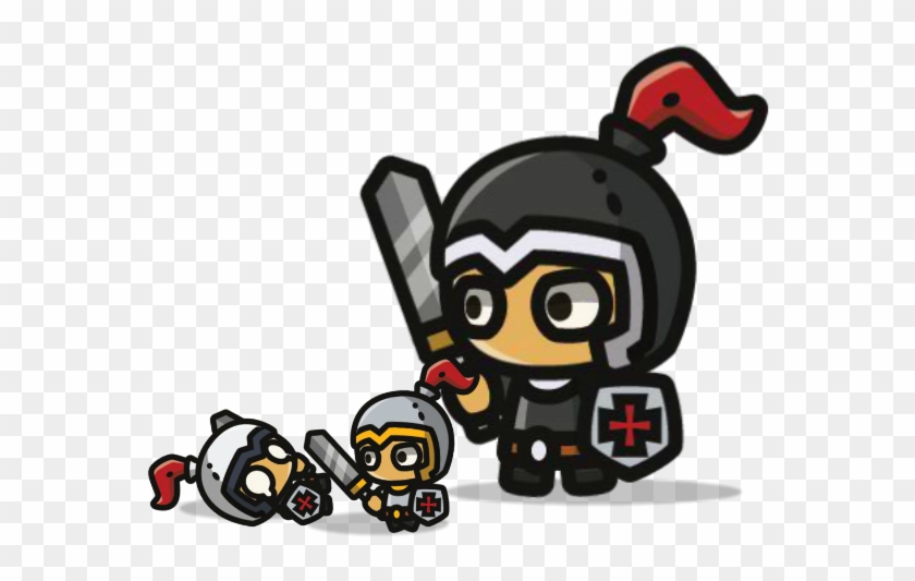 Super Tiny Knights 3-pack Of Characters - Cartoon #1062761