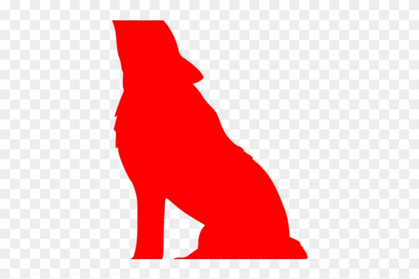 Red Wolf Cliparts - Blue Wolf Transparent #1062776