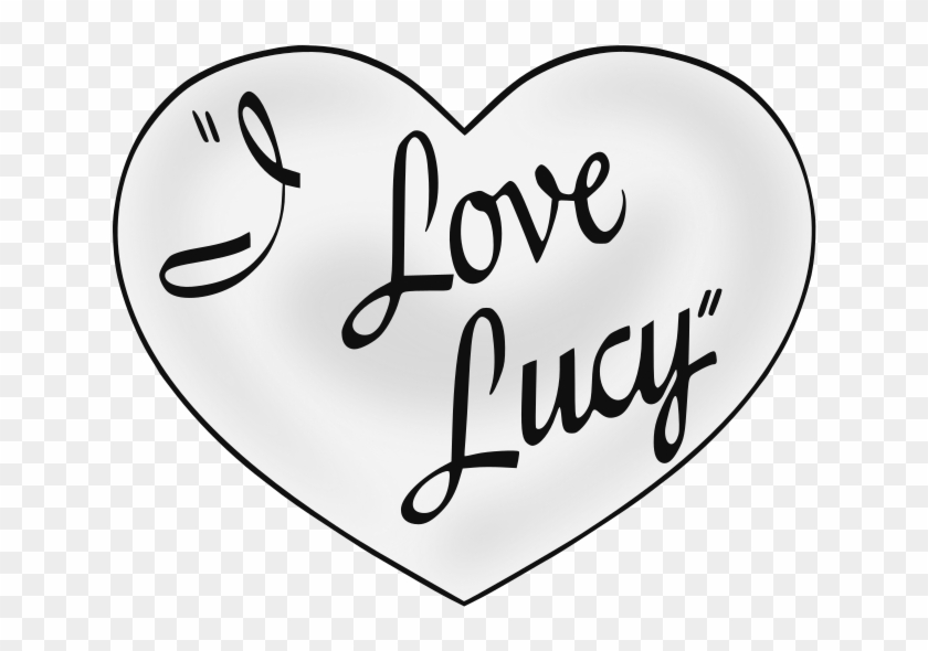 676px-i Love Lucy Title - Love Lucy Logo Png #1062804