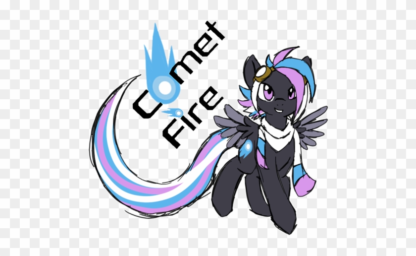 Comet Fire And Tabula Rasa - Comet Fire Mlp Oc #1062824