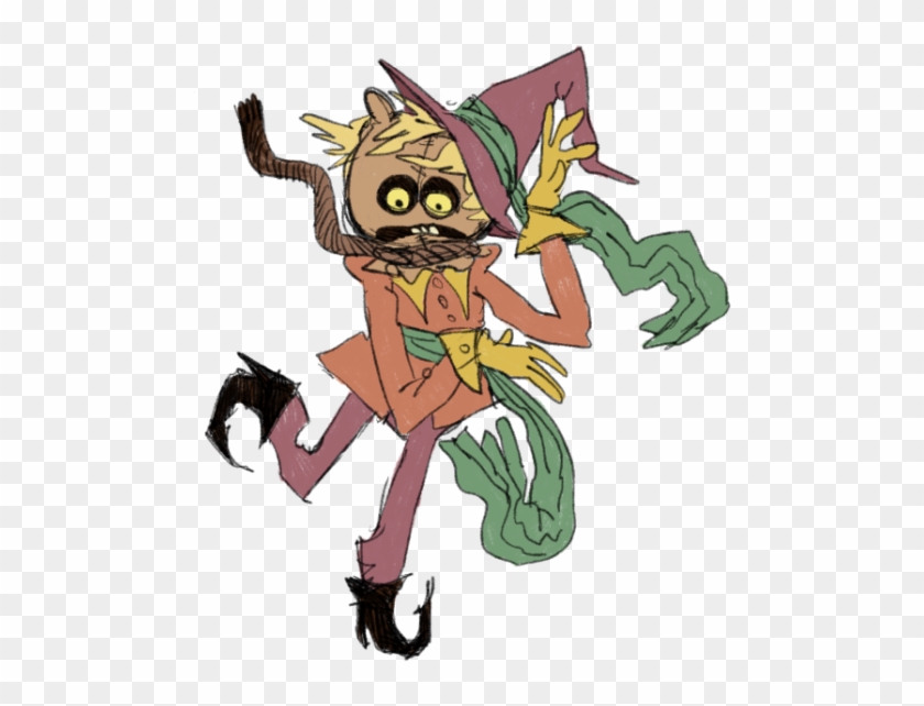 The Scarecrow In A Relatively Colorful Outfit - Cartoon #1062833