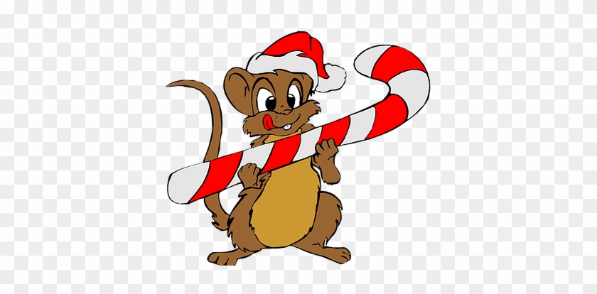 Christmas, Holiday, Clip Art, Mouse - Merry Christmas To All, From Pepino The Italian Mouse #1062841