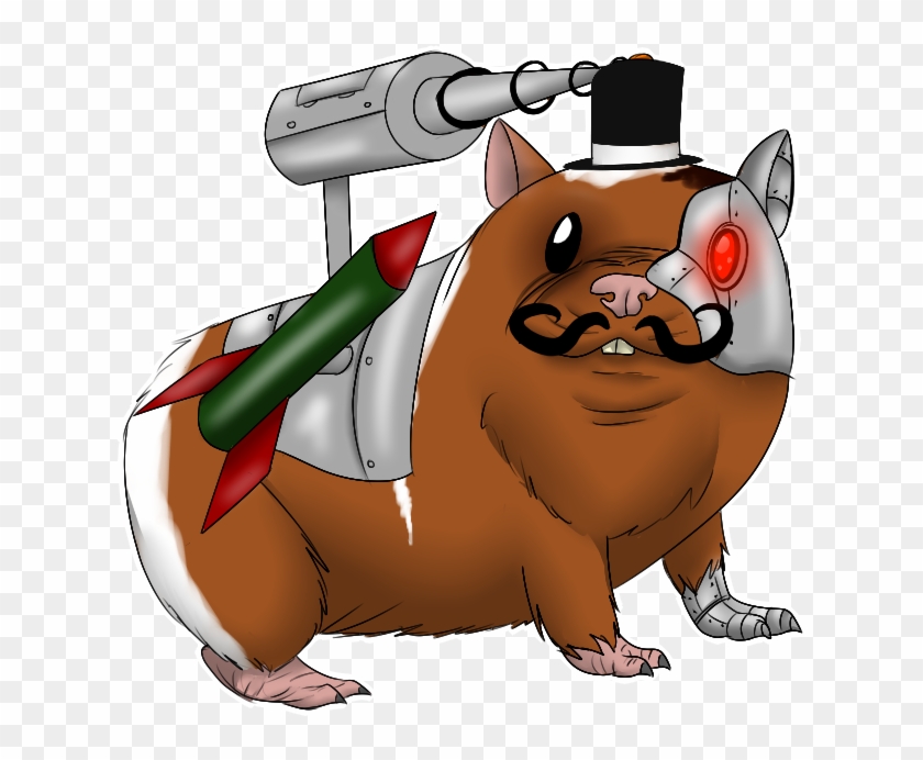 Cyborg Guinea Pugtato By Ayzeee - Cyborg Pug #1062865