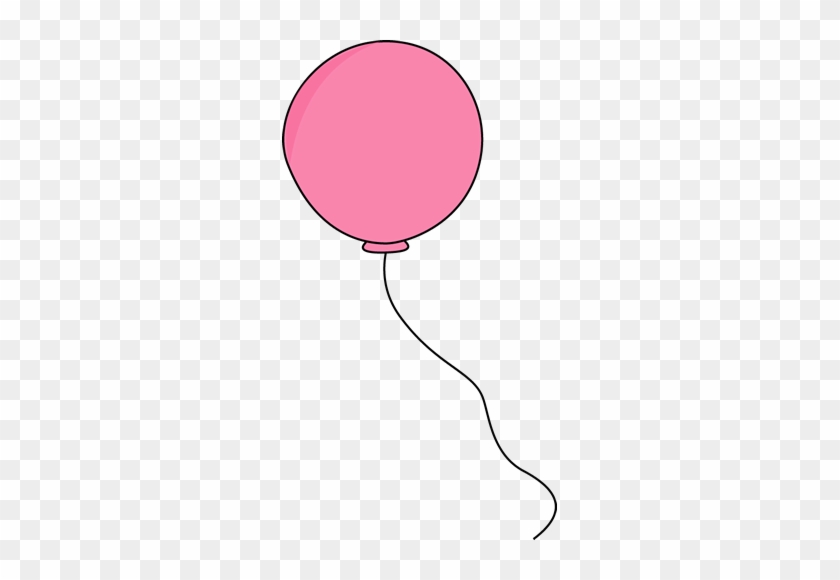 Balloon Clipart Pink Balloon - Balloon With Long String #1062922