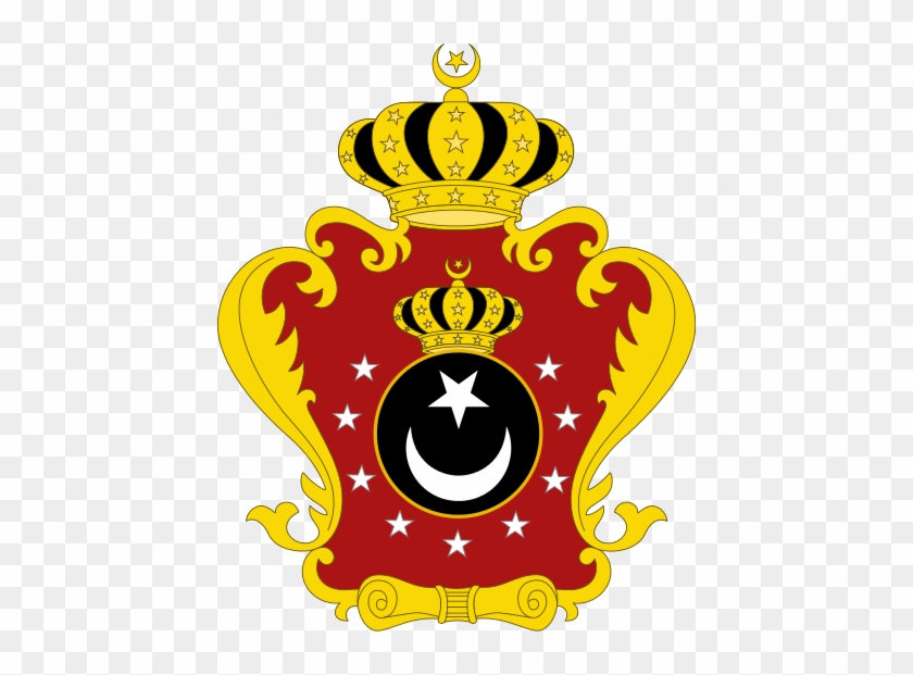Royal Arms Of Libya 1952-1969 - Mohammed Coat Of Arms #1062948