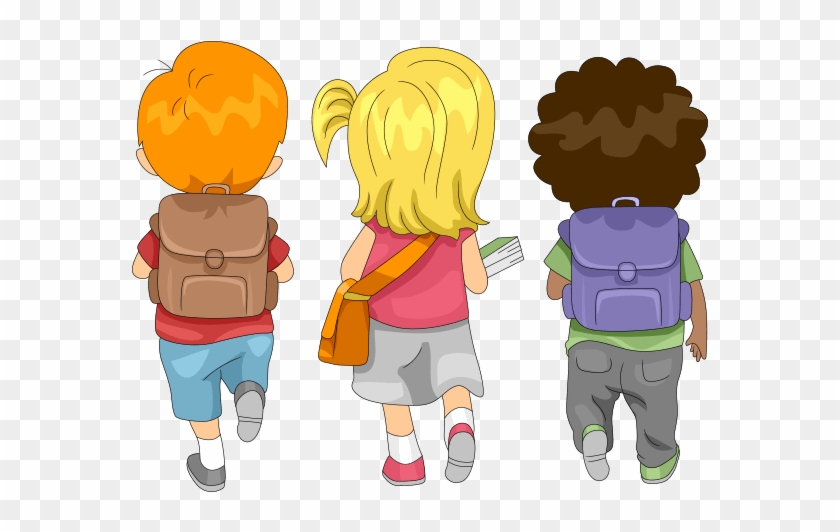 Go Home From School Clipart Niños Yendo Ala Escuela Free