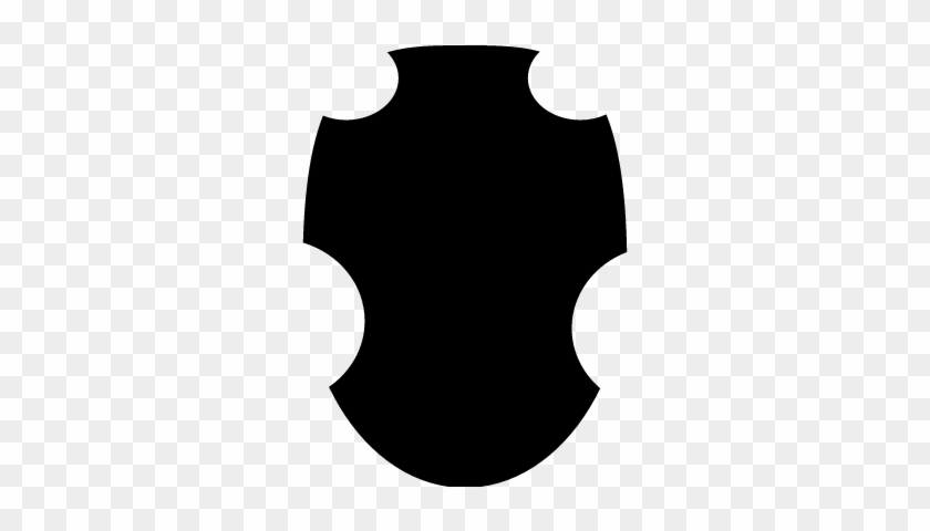 Black Warrior Shield Vector - Shield #1063042
