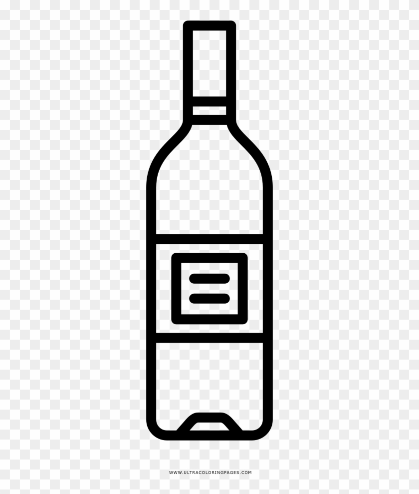 Port Wine Coloring Page - Garrafa De Vinho Do Porto Desenho #1063050