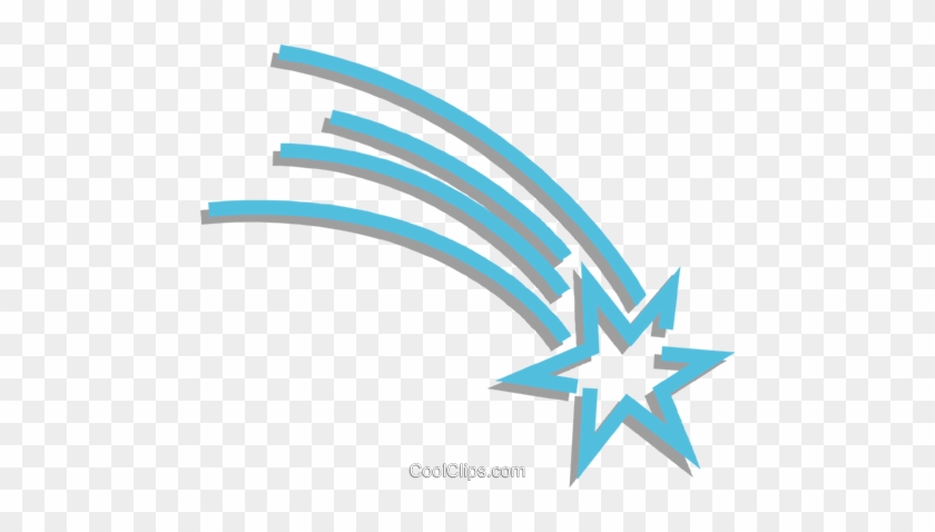 Shooting Star Royalty Free Vector Clip Art Illustration - Clip Art #1063221