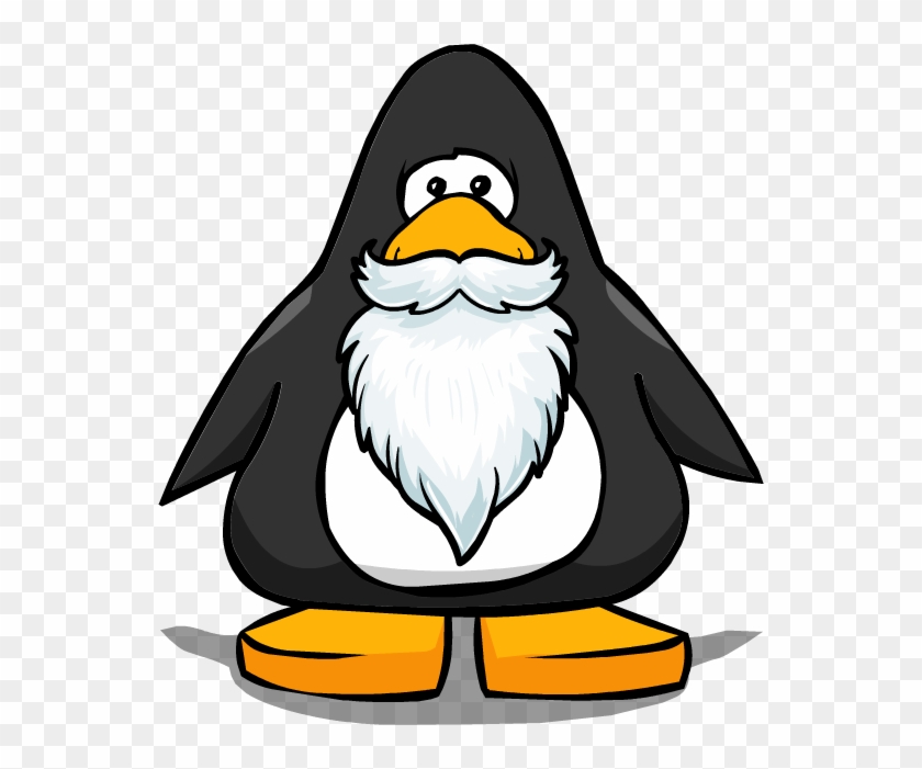 Fuzzy White Beard Picture - Club Penguin Boa #1063341