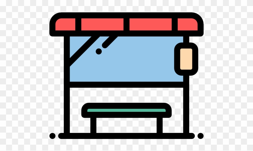 Bus Stop Free Icon - Bus Stop Free Icon #1063417