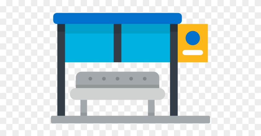 Bus Stop Free Icon - Bus Stand Png #1063420