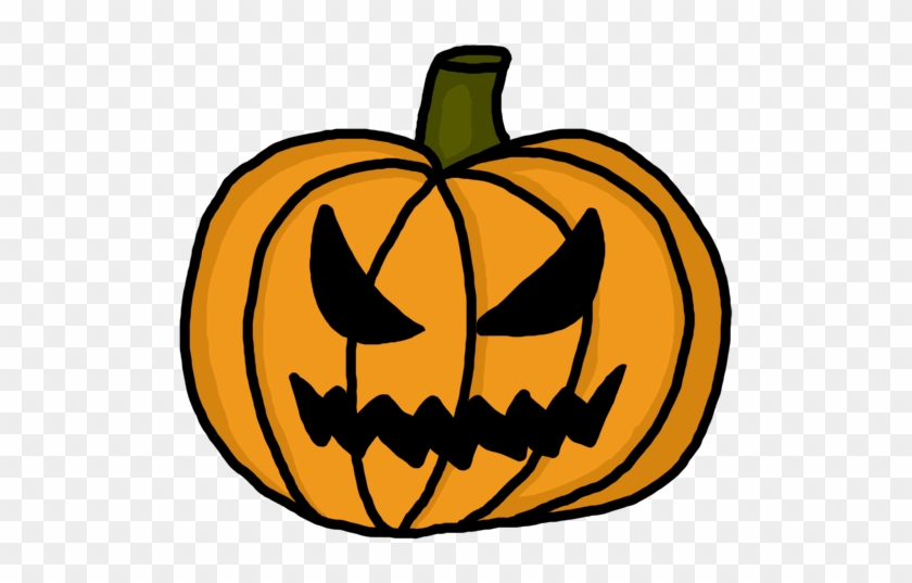 Scary Pumpkin Clip Art - Spooky Pumpkin Clip Art #1063430
