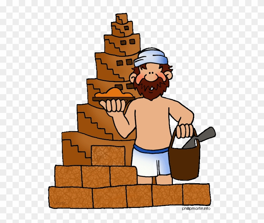 Free Bible Clip Art By Phillip Martin,free Kids Clip - Tower Of Babel Clip Art #1063494