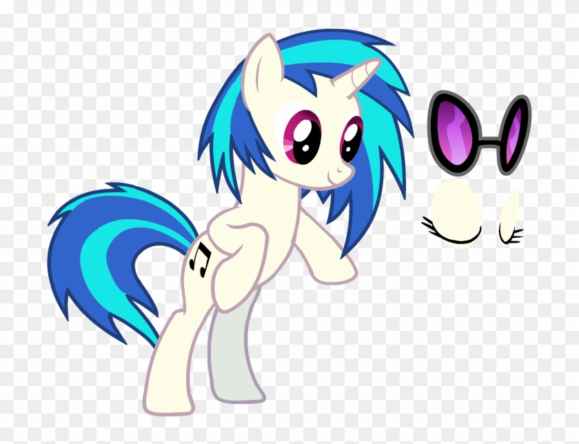 Yes, She Has Eyelashes, Her Eyes Are Closed Here - Mlp Dj Pon 3 Eyes #1063551