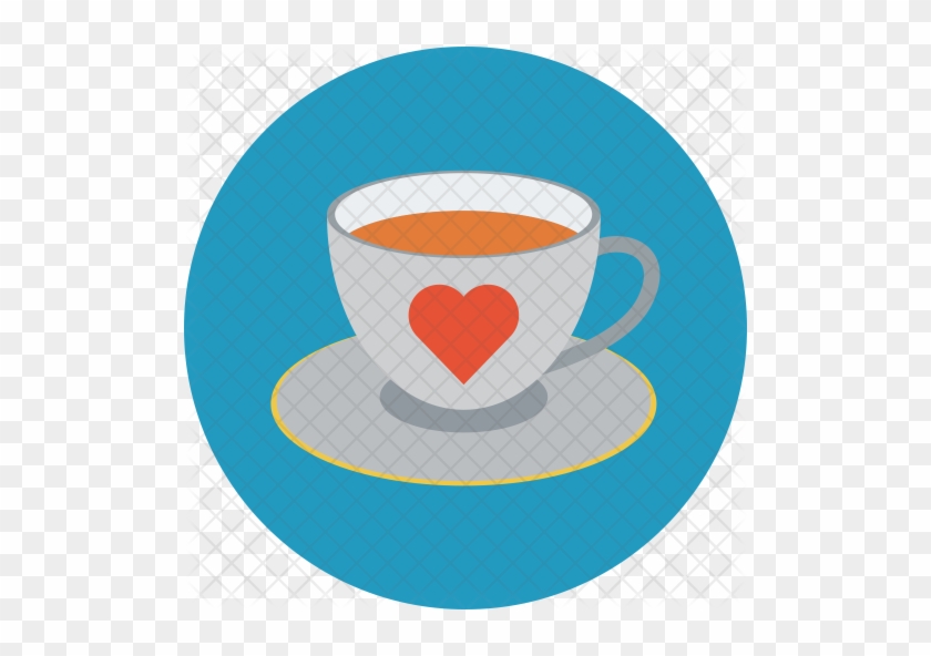 Teacup With Heart Icon - Love #1063566