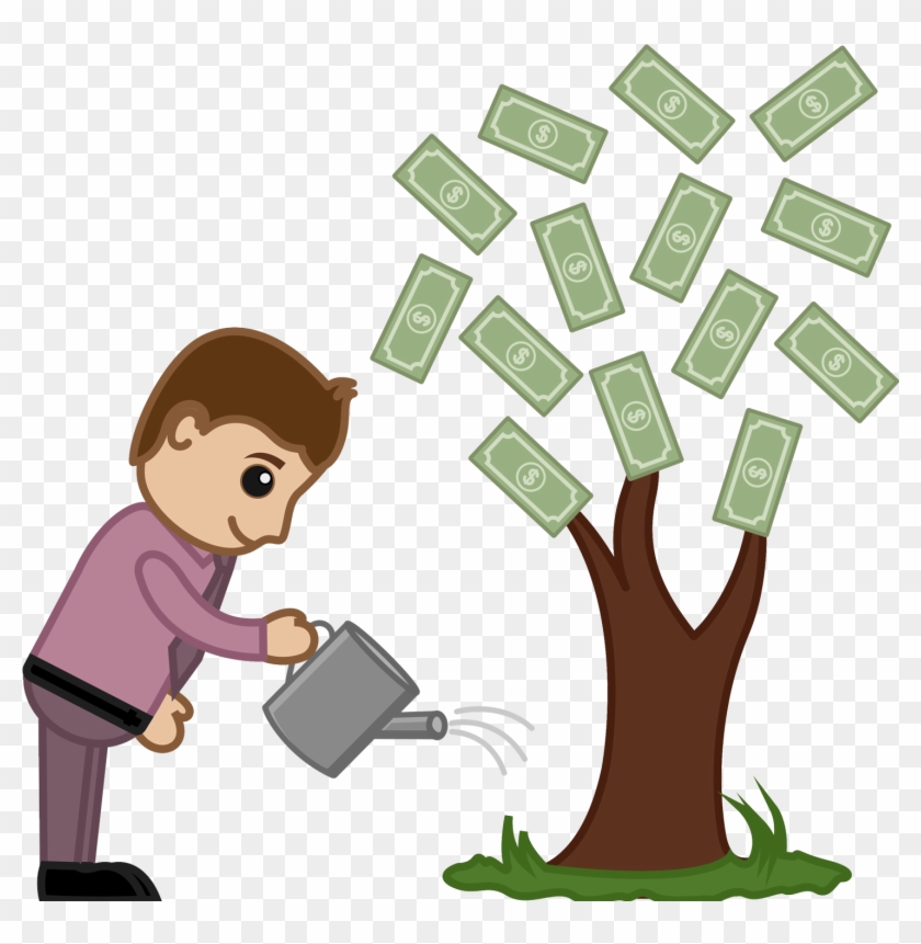 1) Reduce The Man Hours By 20% 2) Cut Down The Hardware - Watering Money Tree #1063592