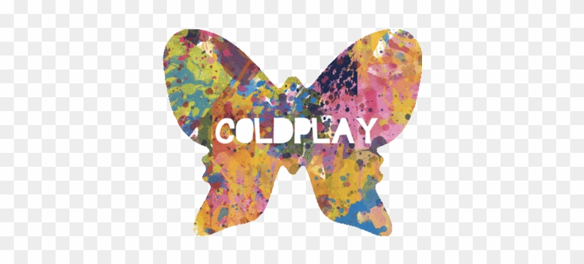 Transparent Blog Transparency Gif - Coldplay Logo Mariposa #1063602