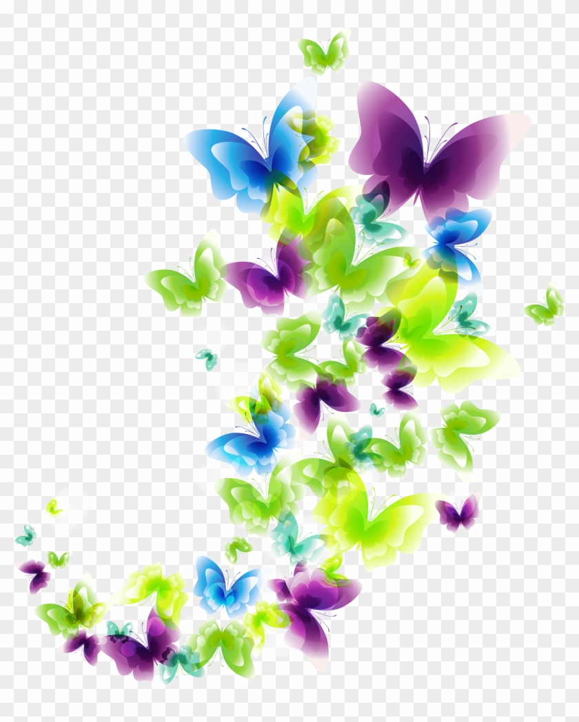 Deco Butterflies Png Clipart Picture - Deco Butterflies Png Clipart Picture #1063613