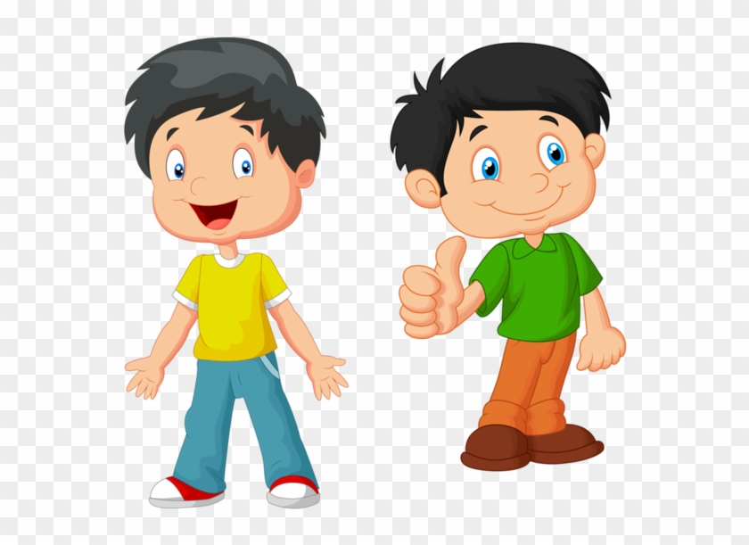 Personnages, Illustration, Individu, Personne, Gens - Boy And Girl Standing Clipart #1063650