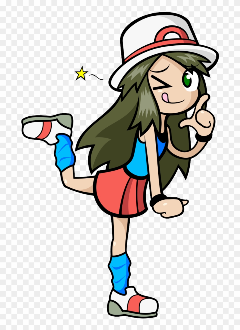 Free Pokemon Serena And Leaf - Pokemon Trainer Leaf Sprite #1063754