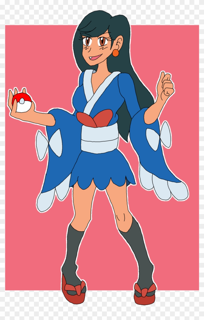 Pokémon X And Y Ash Ketchum Serena May Dawn - Pokemon Ash Furisode Girl #1063767