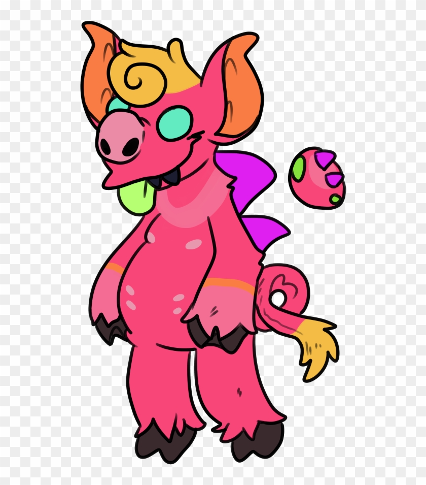 Chubby Pig Ota, Comes With Art [closed] By Fijiadopts - Cartoon #1063891